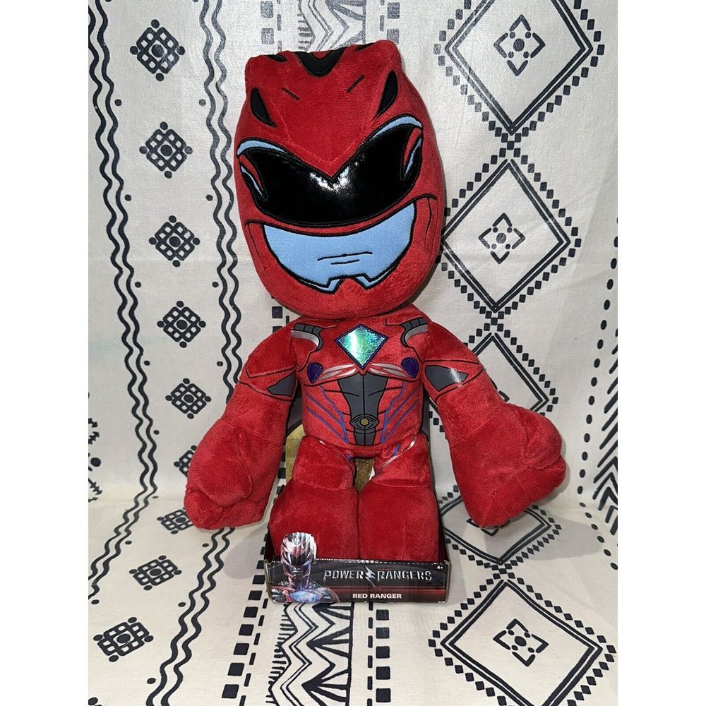 Saban's Power Rangers 2016 Movie Red Ranger Plush‎ 18" Plush Stuffed Toy In Box